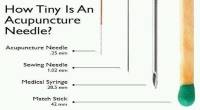 Acupuncture-tiny needles